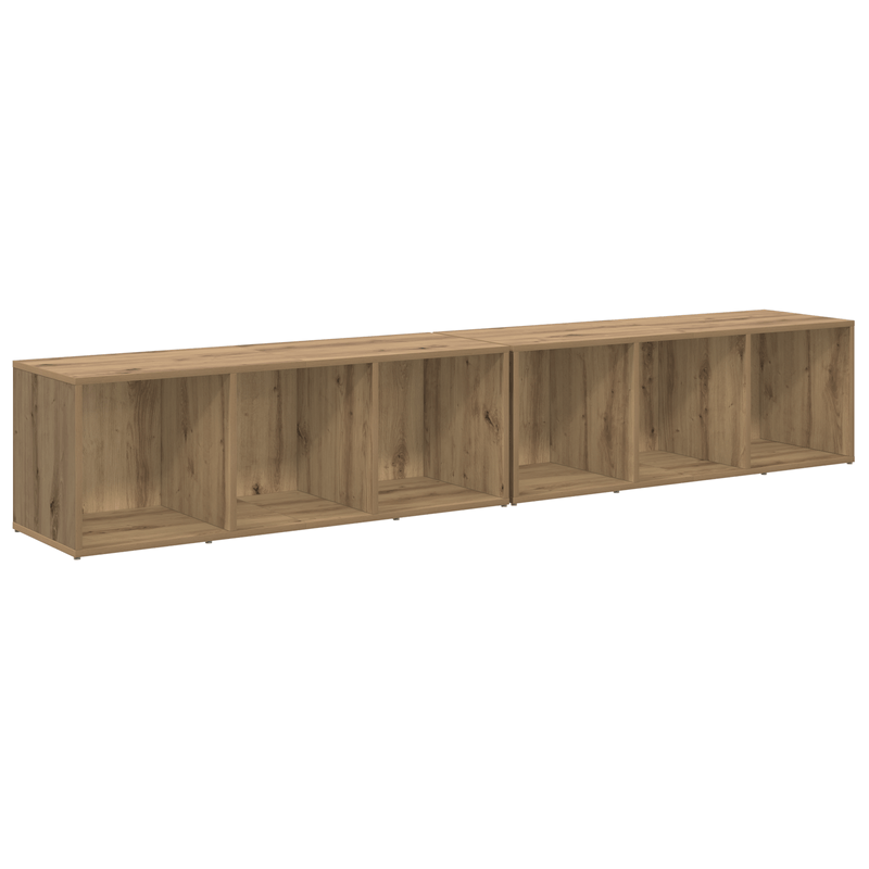 Casa si Gradina - Mobilier - Comode si corpuri - Comode - Set comoda TV 2 pcs Stejar Artizanal 37 x 35 x 107 cm - Infinity.ro