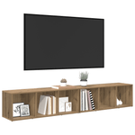 Casa si Gradina - Mobilier - Comode si corpuri - Comode - Set comoda TV 2 pcs Stejar Artizanal 37 x 35 x 107 cm - Infinity.ro