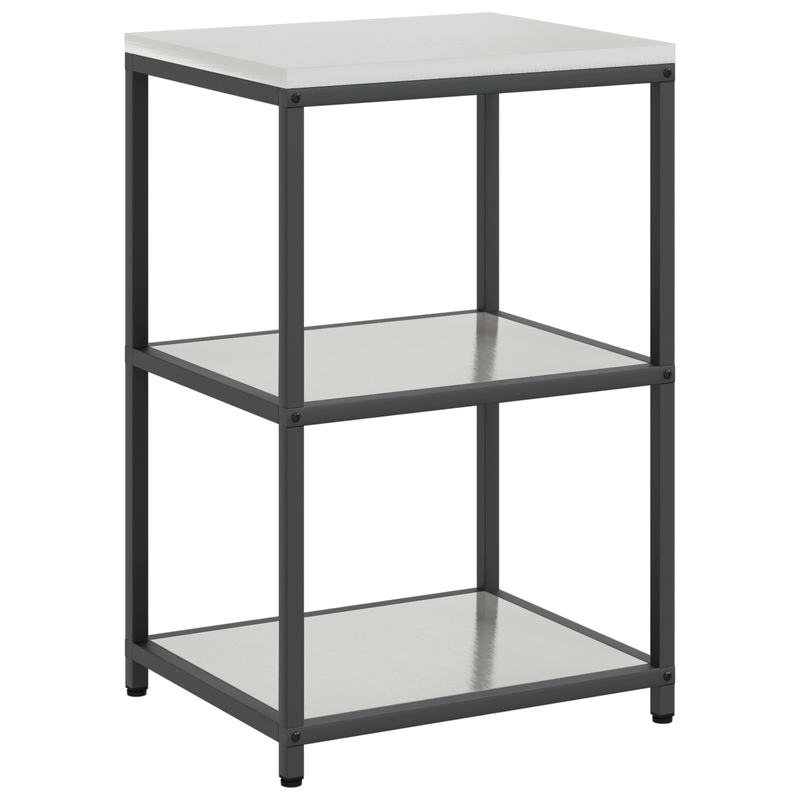 Casa si Gradina - Mobilier - Comode si corpuri - Corpuri bucatarie - Set de depozitare pentru bucatarie cu raft cu depozitare cu usa Ajustabil 2 pcs Argintiu - Infinity.ro