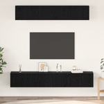 Casa si Gradina - Mobilier - Comode si corpuri - Comode - Set comoda TV 5 pcs Stejar negru 80 x 30 x 30 cm Lemn compozit - Infinity.ro