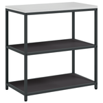Casa si Gradina - Mobilier - Comode si corpuri - Corpuri bucatarie - Set de depozitare pentru bucatarie 2 pcs Negru 150 x 50 x 92 cm - Infinity.ro