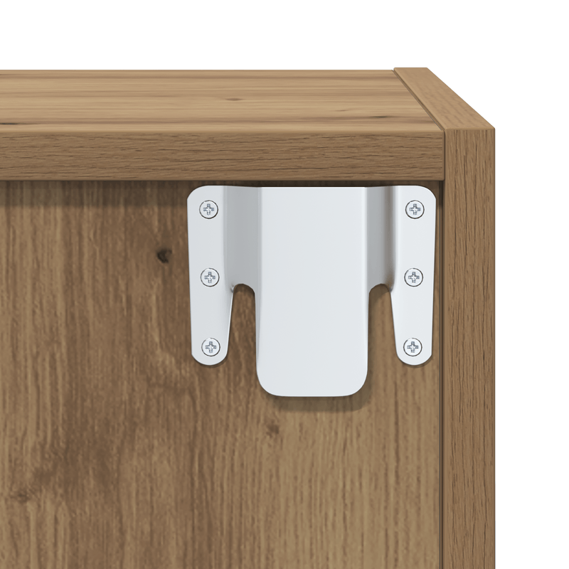 Casa si Gradina - Mobilier - Seturi de mobilier - Seturi living - Set dulap TV 2 pcs stejar artizanal 37 x 37 x 142.5 cm - Infinity.ro