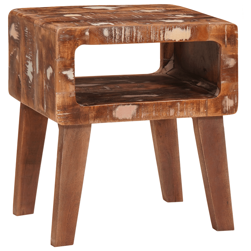 Casa si Gradina - Mobilier - Mese si birouri - Masute de cafea - Mese de capat Multicolour 40 x 32 x 46 cm Lemn masiv reciclat - Infinity.ro