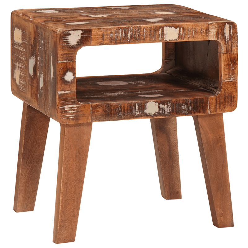 Casa si Gradina - Mobilier - Mese si birouri - Masute de cafea - Mese de capat Multicolour 40 x 32 x 46 cm Lemn masiv reciclat - Infinity.ro