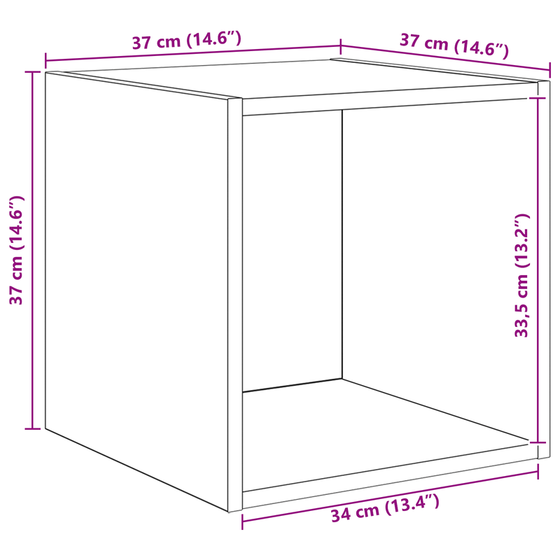 Casa si Gradina - Mobilier - Seturi de mobilier - Seturi living - Set dulap TV 4 pcs Lemn vechi 37 x 37 x 72 cm Lemn compozit - Infinity.ro