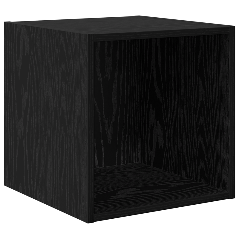 Casa si Gradina - Mobilier - Comode si corpuri - Comode - Set comoda TV 4 pcs Stejar negru 37 x 37 x 142.5 cm - Infinity.ro
