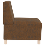 Casa si Gradina - Mobilier - Scaune si fotolii - Fotolii - Fotoliu cu perna 2 pcs Maro 55 cm Piele ecologica de suede - Infinity.ro