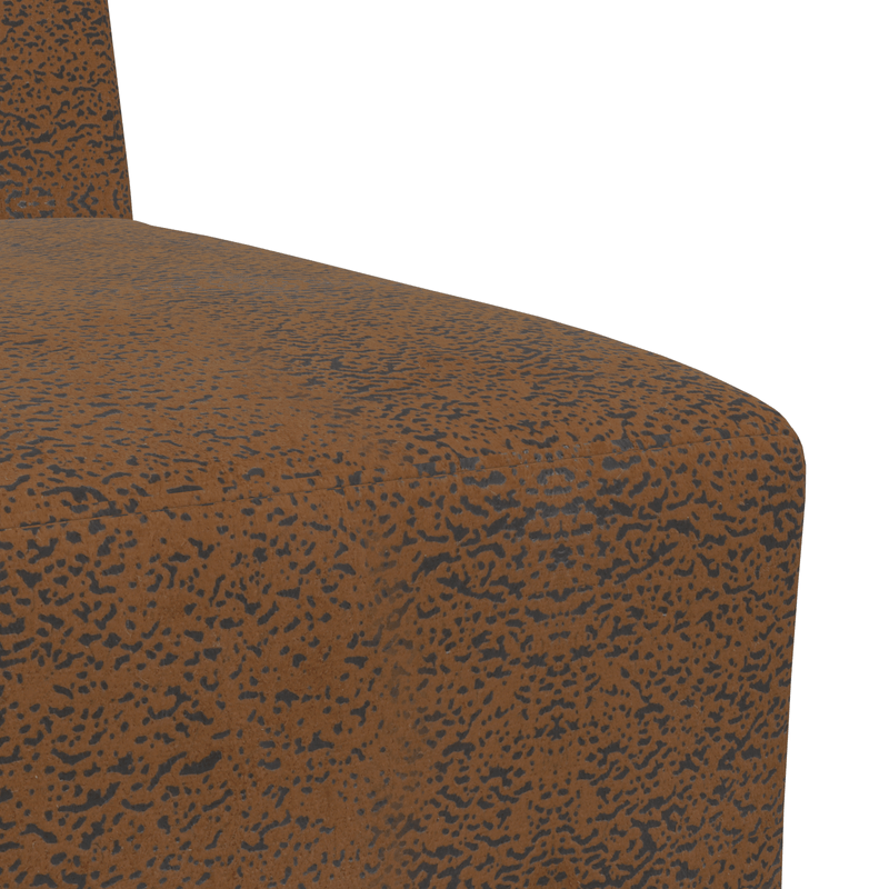 Casa si Gradina - Mobilier - Scaune si fotolii - Fotolii - Fotoliu cu perna 2 pcs Maro 55 cm Piele ecologica de suede - Infinity.ro