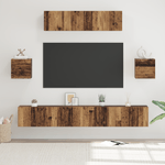 Casa si Gradina - Mobilier - Seturi de mobilier - Seturi living - Set Cabinet TV Altele cu depozitare cu usa 7 pcs Lemn vechi 80 x 30 x 30 cm - Infinity.ro
