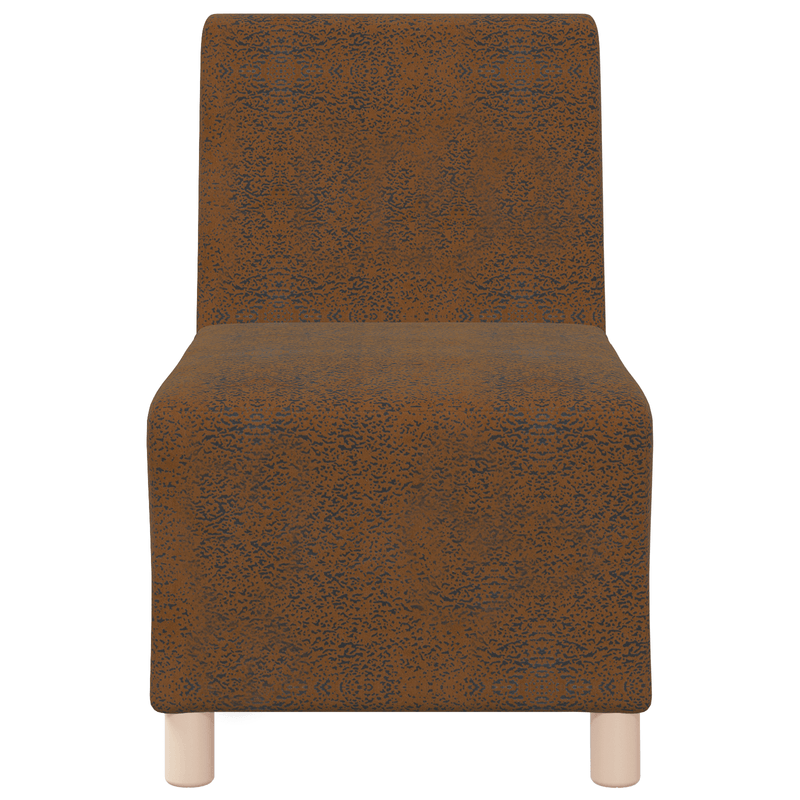 Casa si Gradina - Mobilier - Scaune si fotolii - Fotolii - Fotoliu cu perna 3 pcs Maro 55 cm Piele ecologica de suede - Infinity.ro