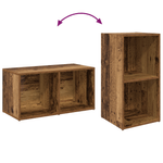 Casa si Gradina - Mobilier - Comode si corpuri - Comode - Set comoda TV 2 pcs Lemn Vechi 37 x 35 x 107 cm Lemn compozit - Infinity.ro