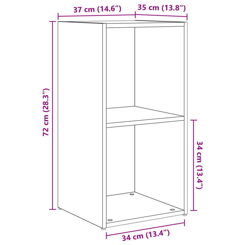 Casa si Gradina - Mobilier - Comode si corpuri - Comode - Set comoda TV 2 pcs Lemn Vechi 37 x 35 x 107 cm Lemn compozit - Infinity.ro