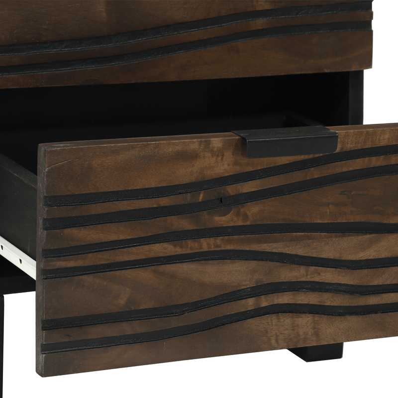 Casa si Gradina - Mobilier - Comode si corpuri - Noptiere - Noptiera cu sertar castan 40 x 33.5 x 46 cm - Infinity.ro