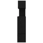 Casa si Gradina - Mobilier - Seturi de mobilier - Seturi living - Set Dulapuri TV cu raft Altele 10 pcs Stejar negru 180 x 30 x 90.5 cm - Infinity.ro