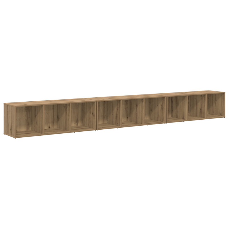 Casa si Gradina - Mobilier - Comode si corpuri - Comode - Cabinet TV 3 pcs stejar artizanal 37 x 35 x 107.5 cm - Infinity.ro