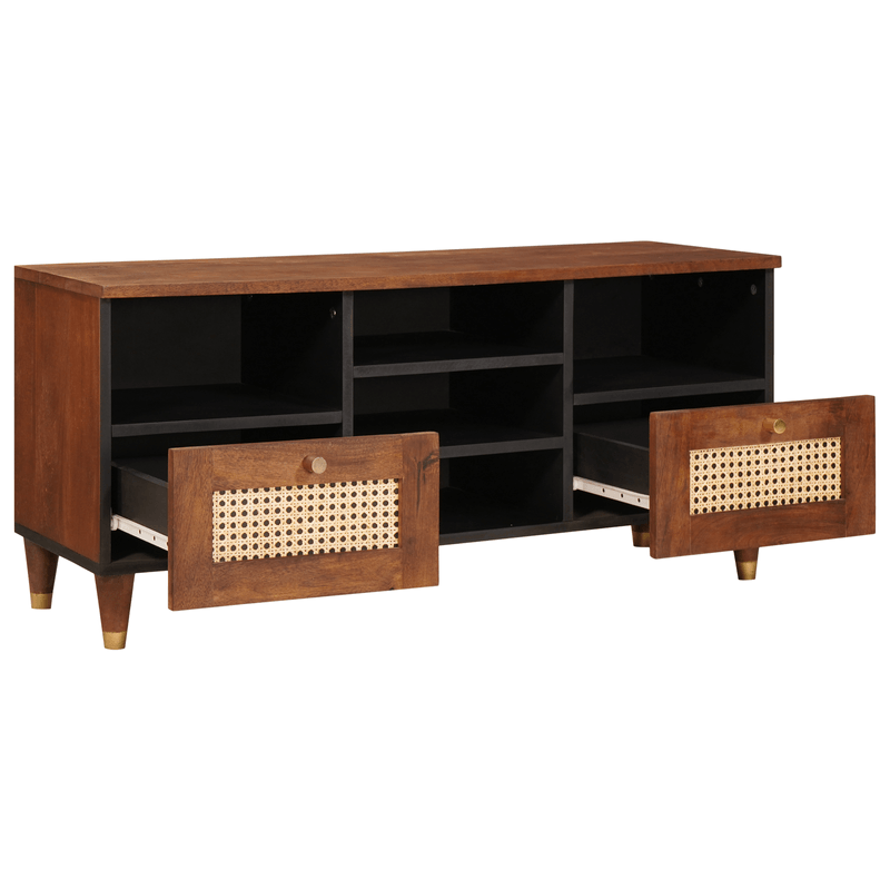 Casa si Gradina - Mobilier - Dulapuri si sifoniere - Dulapuri - Dulapuri si suporturi pentru stocarea media cu sertar cu raft cu depozitare Maro - Infinity.ro