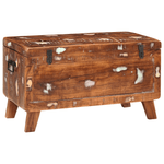 Casa si Gradina - Mobilier - Organizare si depozitare - Cutii depozitare - Cutie de depozitare 70 x 35 x 40 cm Lemn masiv reciclat - Infinity.ro