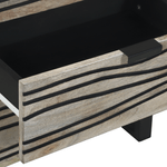 Casa si Gradina - Mobilier - Comode si corpuri - Noptiere - Noptiere cu sertar Alb si negru 50 x 33 x 60 cm - Infinity.ro