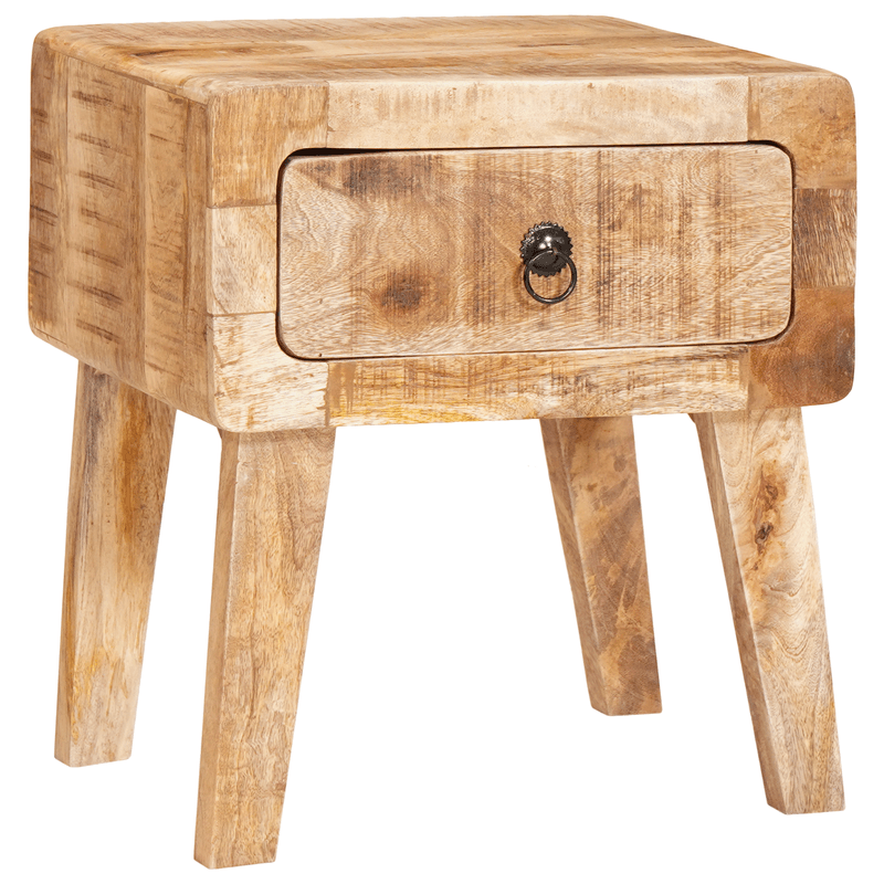 Casa si Gradina - Mobilier - Mese si birouri - Masute de cafea - Mese de capat Maro 40 x 32 x 46 cm Lemn masiv de mango - Infinity.ro