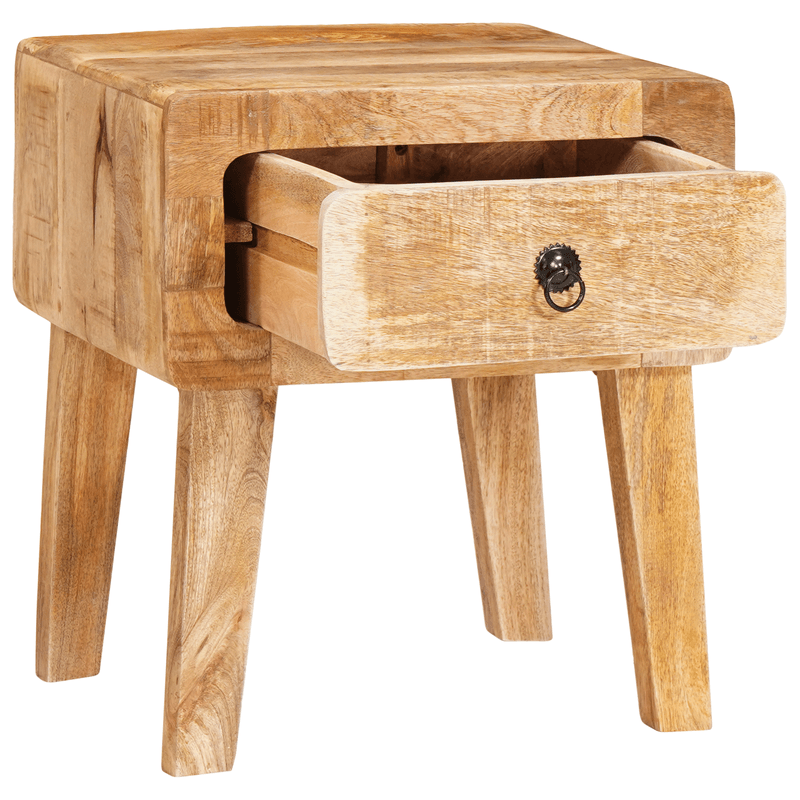 Casa si Gradina - Mobilier - Mese si birouri - Masute de cafea - Mese de capat Maro 40 x 32 x 46 cm Lemn masiv de mango - Infinity.ro