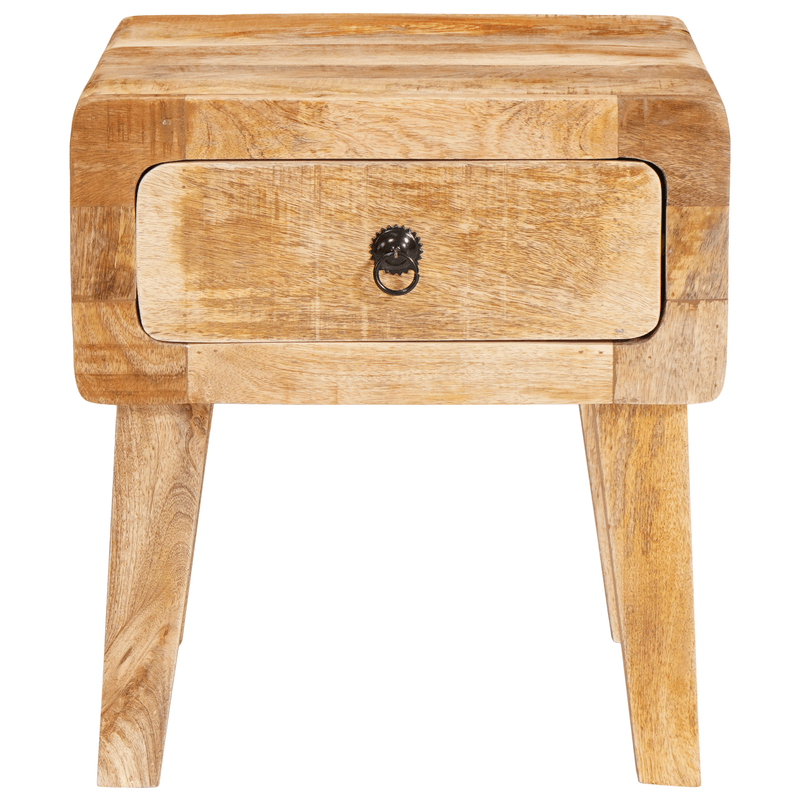 Casa si Gradina - Mobilier - Mese si birouri - Masute de cafea - Mese de capat Maro 40 x 32 x 46 cm Lemn masiv de mango - Infinity.ro