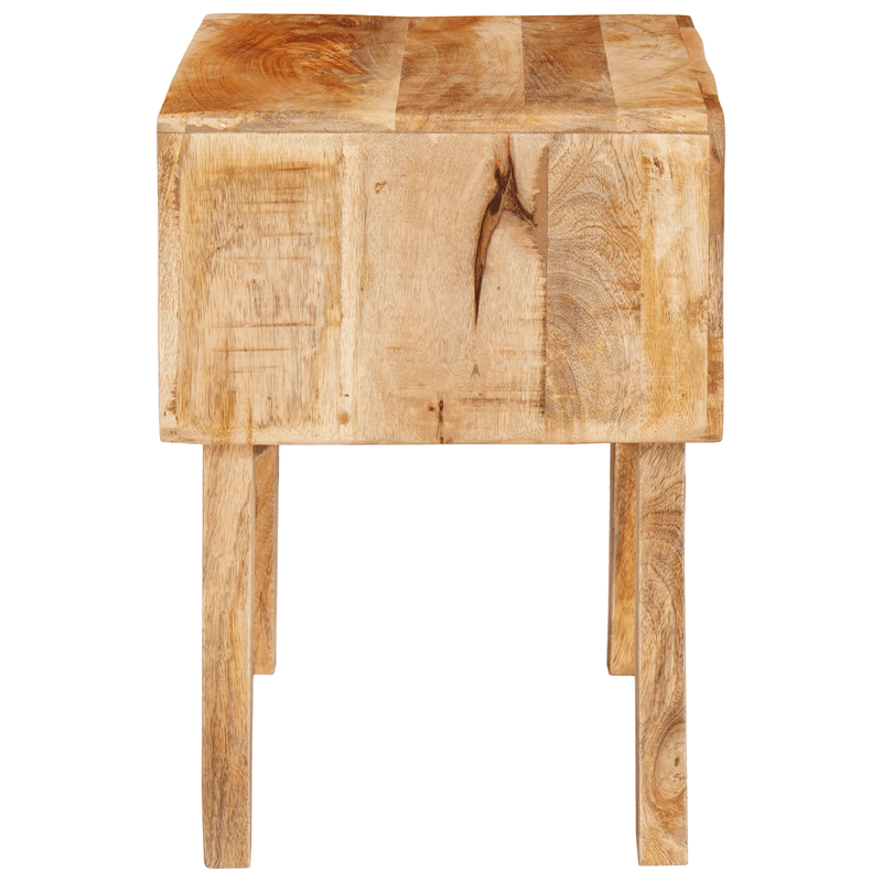 Casa si Gradina - Mobilier - Mese si birouri - Masute de cafea - Mese de capat Maro 40 x 32 x 46 cm Lemn masiv de mango - Infinity.ro