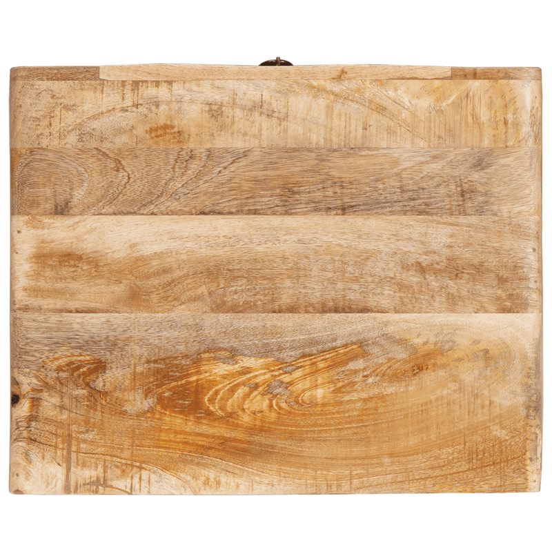 Casa si Gradina - Mobilier - Mese si birouri - Masute de cafea - Mese de capat Maro 40 x 32 x 46 cm Lemn masiv de mango - Infinity.ro
