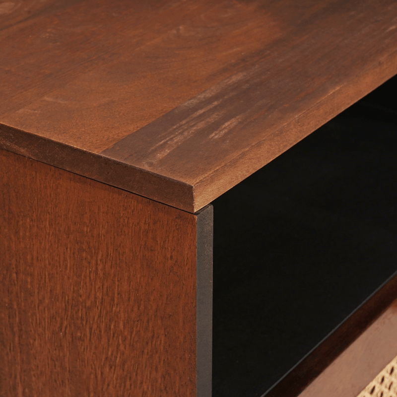 Casa si Gradina - Mobilier - Comode si corpuri - Noptiere - Noptiere Maro Ratan si lemn de mango solid - Infinity.ro