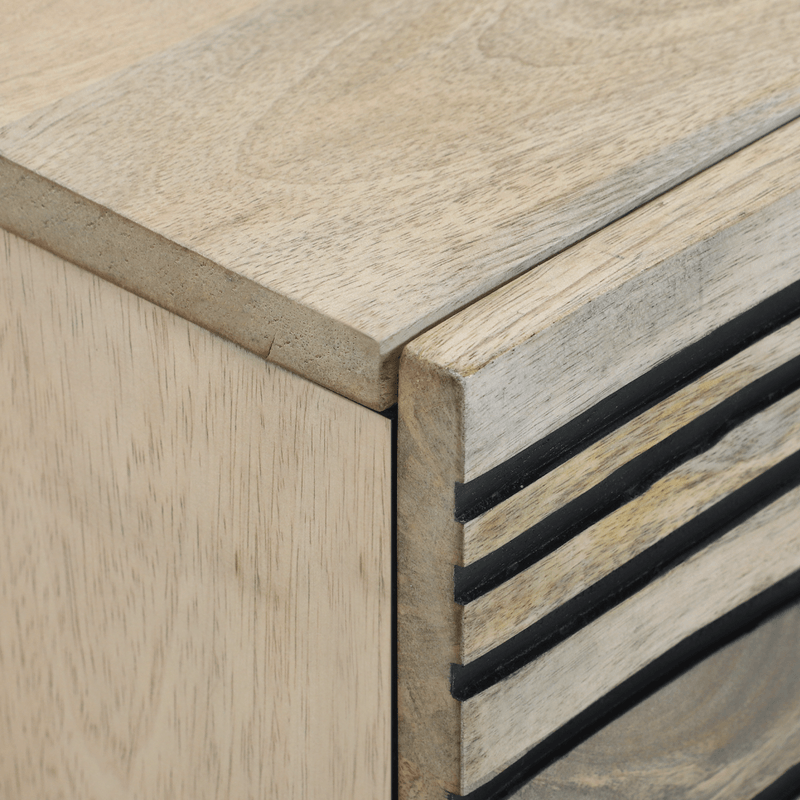 Casa si Gradina - Mobilier - Comode si corpuri - Noptiere - Noptiere cu sertar Alb si negru 40 x 33.5 x 46 cm - Infinity.ro
