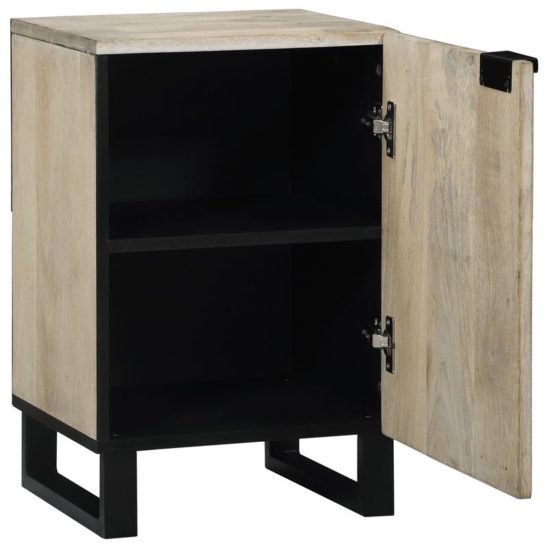 Casa si Gradina - Mobilier - Mobilier baie - Corpuri baie - Dulap de Baie cu raft cu depozitare cu usa Maro, Negru 38 x 33.5 x 58 cm - Infinity.ro
