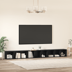 Casa si Gradina - Mobilier - Comode si corpuri - Comode - Cabinet TV 3 pcs Stejar negru 37 x 35 x 107.5 cm - Infinity.ro