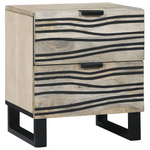 Casa si Gradina - Mobilier - Comode si corpuri - Noptiere - Noptiere cu sertar 2 pcs castan 40 x 33.5 x 46 cm - Infinity.ro