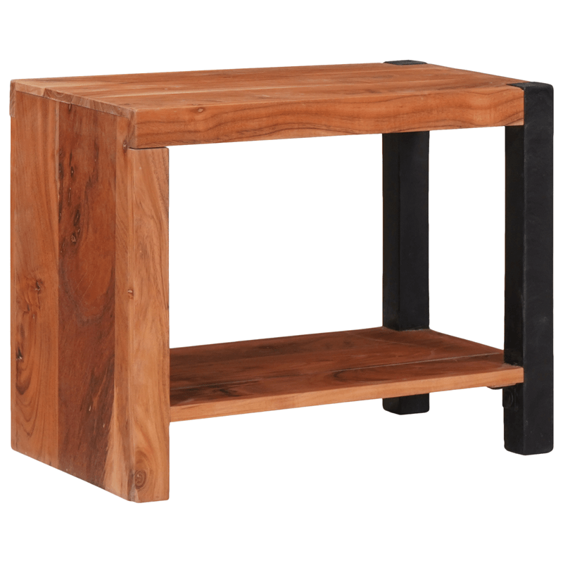 Casa si Gradina - Mobilier - Biblioteci si rafturi - Biblioteci - Biblioteca Maro, Negru 50 x 30 x 40 cm Lemn Solid de Acacia - Infinity.ro