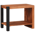 Casa si Gradina - Mobilier - Biblioteci si rafturi - Biblioteci - Biblioteca Maro, Negru 50 x 30 x 40 cm Lemn Solid de Acacia - Infinity.ro