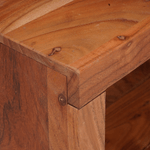 Casa si Gradina - Mobilier - Biblioteci si rafturi - Biblioteci - Biblioteca Maro, Negru 50 x 30 x 40 cm Lemn Solid de Acacia - Infinity.ro