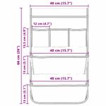 Sport si Outdoor - Camping - Accesorii corturi - Sac de depozitare cu depozitare Gri 66 x 40 cm oxford - Infinity.ro