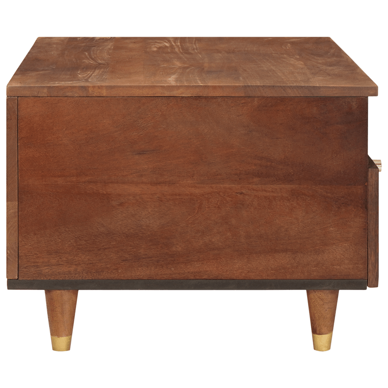 Casa si Gradina - Mobilier - Mese si birouri - Masute de cafea - Masute de cafea cu sertar cu raft cu depozitare Maro 80 x 54 x 40 cm - Infinity.ro
