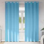 Casa si Gradina - Textile si covoare - Perdele si draperii - Perdele - Perdele 2 pcs Albastru deschis 225 x 140 cm Poliester - Infinity.ro
