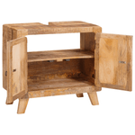 Casa si Gradina - Mobilier - Mobilier baie - Corpuri baie - Dulap de Baie Maro Lemn solid de mango, lemn stratificat - Infinity.ro