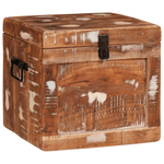 Casa si Gradina - Mobilier - Organizare si depozitare - Cutii depozitare - Cutie de depozitare Multicolour Lemn masiv reciclat - Infinity.ro