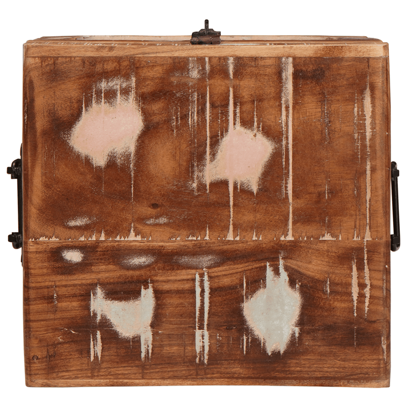 Casa si Gradina - Mobilier - Organizare si depozitare - Cutii depozitare - Cutie de depozitare Multicolour Lemn masiv reciclat - Infinity.ro