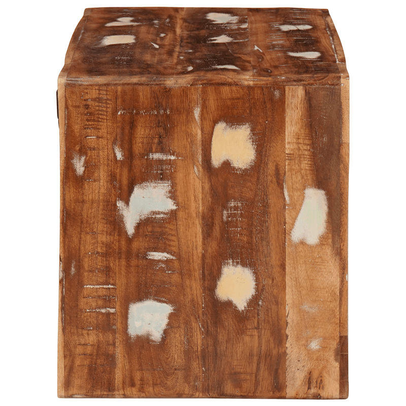 Casa si Gradina - Bucatarie si vesela - Accesorii bar - Suporturi bauturi - Raft pentru vin Maro 44 x 30 x 35 cm Lemn solid recuperat - Infinity.ro