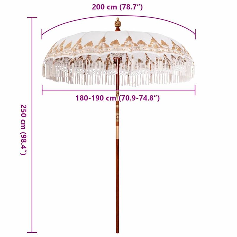 Casa si Gradina - Gradina si terasa - Umbrele si pavilioane - Umbrele - Umbrela de soare Manual Crem 180-190 cm - Infinity.ro