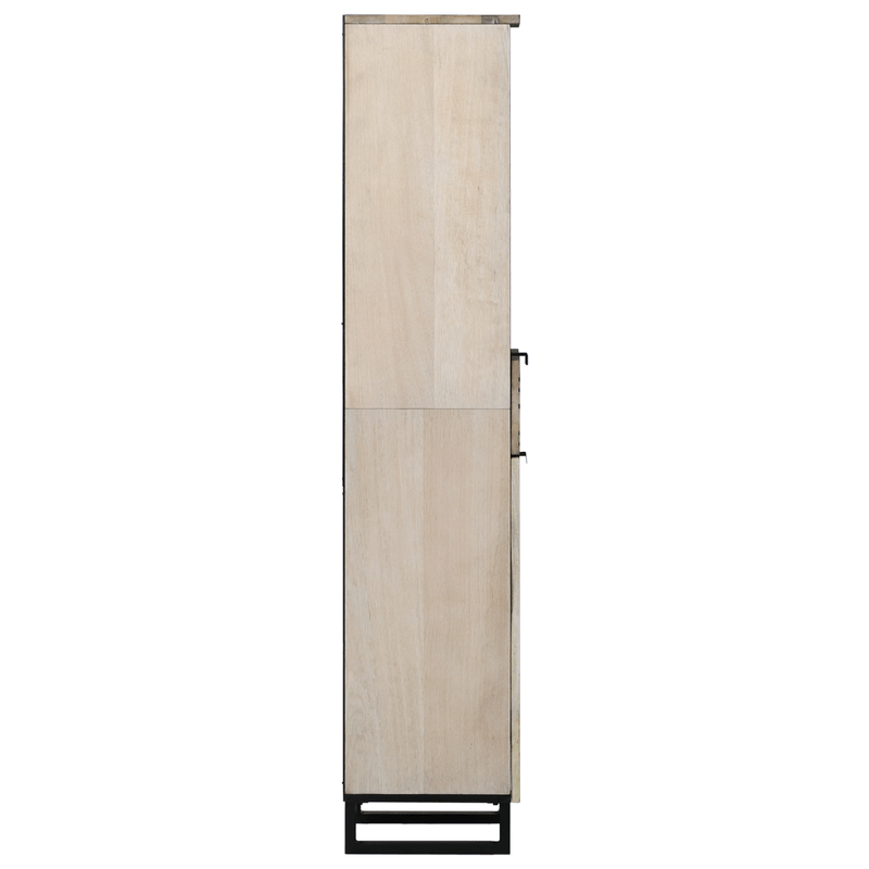 Casa si Gradina - Mobilier - Mobilier baie - Corpuri baie - Dulap de Baie cu sertar cu raft cu depozitare cu usa Maro, Negru 38 x 33.5 x 160 cm - Infinity.ro