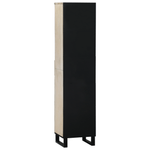 Casa si Gradina - Mobilier - Mobilier baie - Corpuri baie - Dulap de Baie cu sertar cu raft cu depozitare cu usa Maro, Negru 38 x 33.5 x 160 cm - Infinity.ro