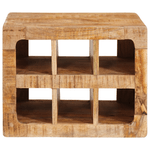 Casa si Gradina - Bucatarie si vesela - Accesorii bar - Suporturi bauturi - Raft pentru vin Maro 44 x 30 x 35 cm Lemn de mango solid - Infinity.ro