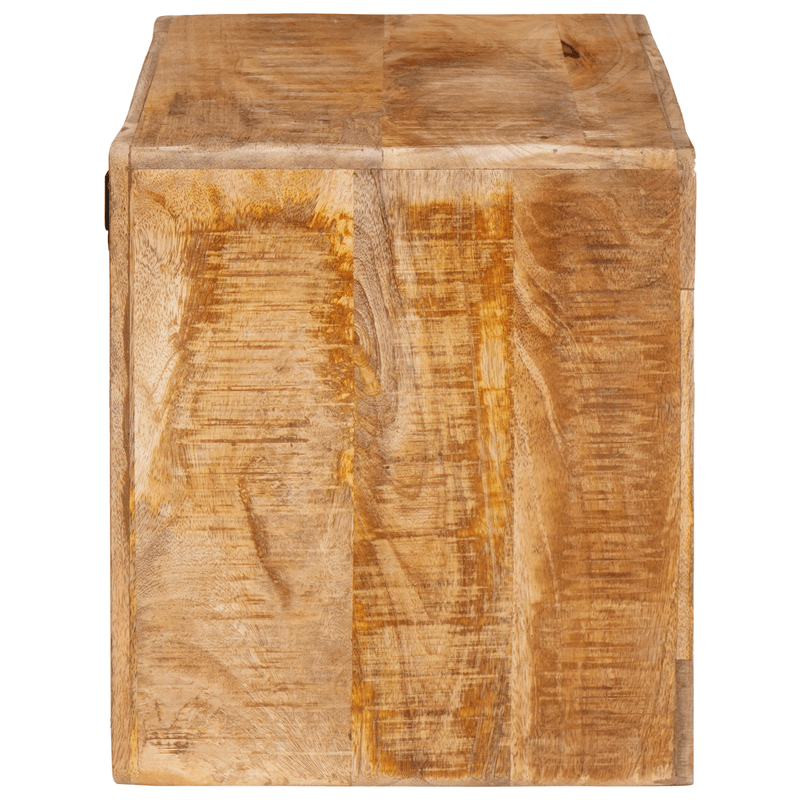 Casa si Gradina - Bucatarie si vesela - Accesorii bar - Suporturi bauturi - Raft pentru vin Maro 44 x 30 x 35 cm Lemn de mango solid - Infinity.ro