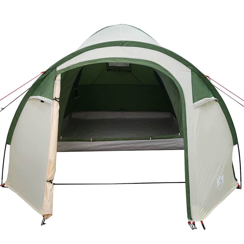 Sport si Outdoor - Camping - Corturi camping - Cort cu dome cu acoperis cu depozitare cu aerisire de aer Verde - Infinity.ro