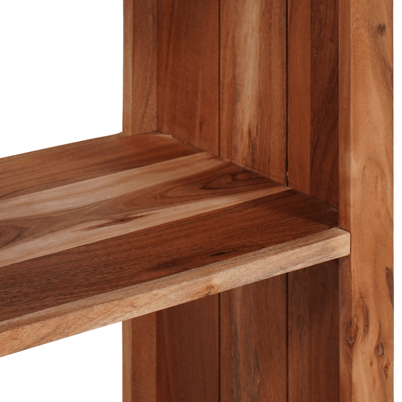 Casa si Gradina - Mobilier - Biblioteci si rafturi - Biblioteci - Biblioteca Maro, Negru 80 x 30 x 110 cm Lemn Solid de Acacia - Infinity.ro