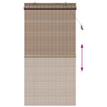 Casa si Gradina - Textile si covoare - Rulouri si jaluzele - Jaluzele si Rulouri pentru Fereastra Maro 110 x 220 cm Bambus - Infinity.ro
